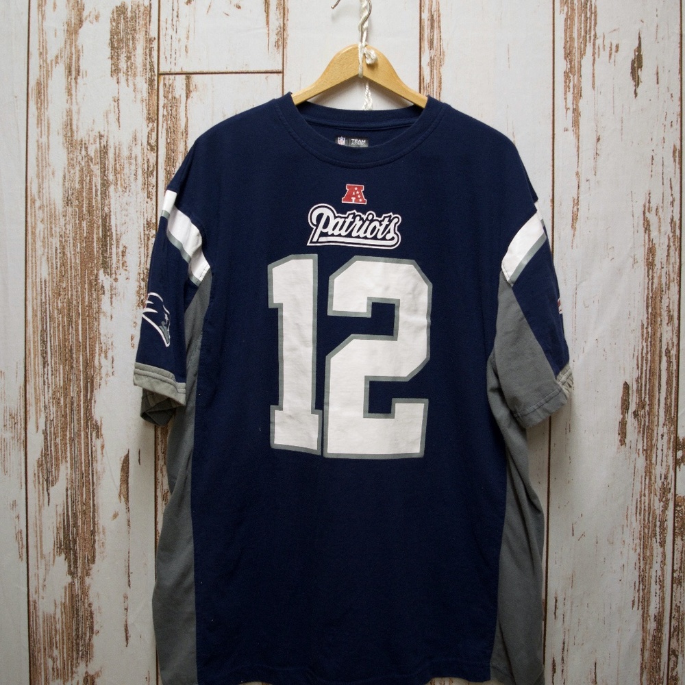 NFL Mens Tom Brady #12 Jersey Shirt Sz XXL